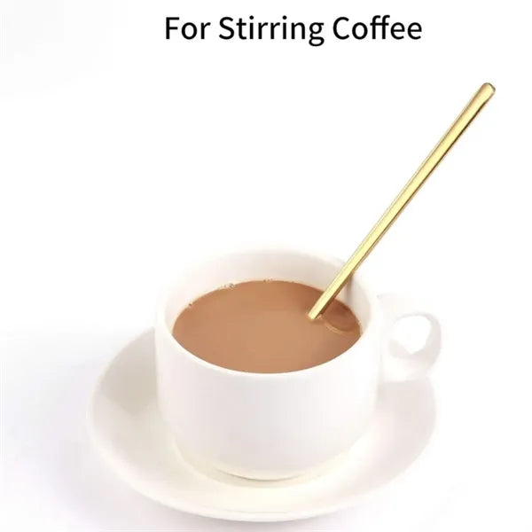 Stainless Steel Long Handle Coffee Stir Spoon 6.7 Inch