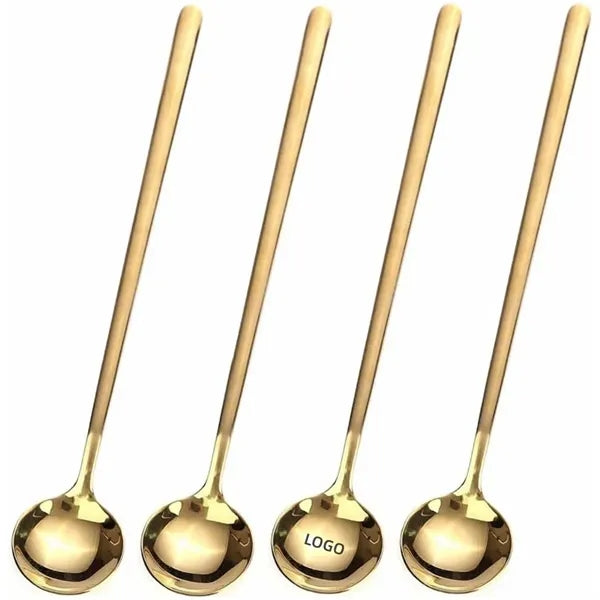 Stainless Steel Long Handle Coffee Stir Spoon 6.7 Inch