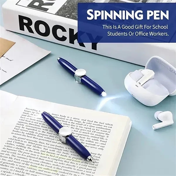 Fidget Spinning Pen with LED Light