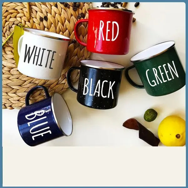 14oz-Enameled Steel Gift Mug-Christmas
