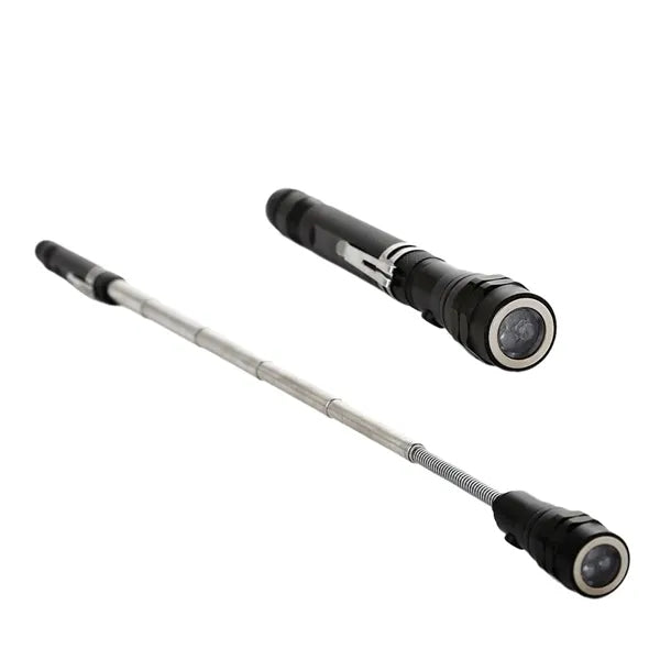 Telescoping Magnetic Pickup Tool LED Flashlight