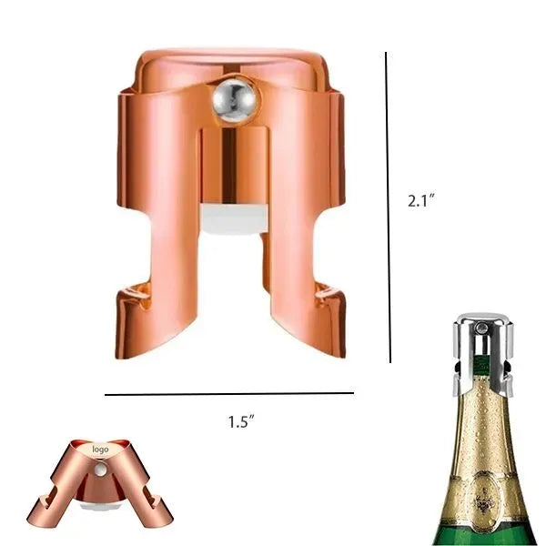 Stainless Steel Champagne Sealer Wine Bottle Stopper