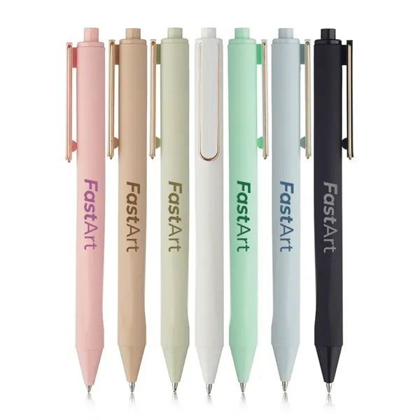 Matte Soft-Touch Rubberized Ballpoint Pen