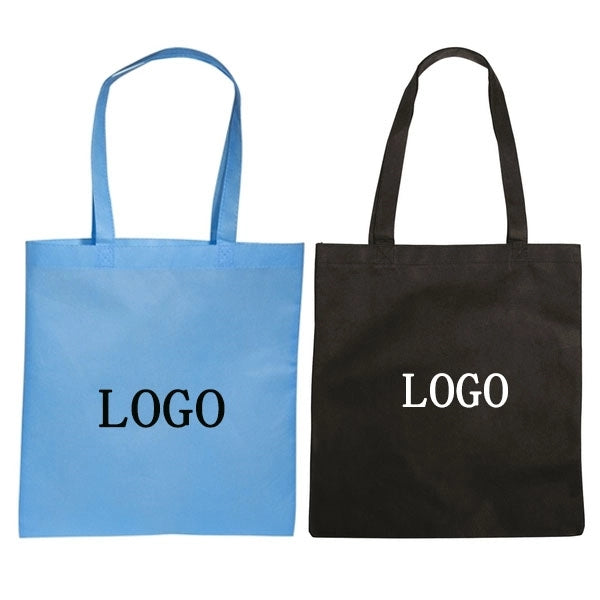 Flat Non-Woven Tote Bags (14.5 " x 13.5 " )