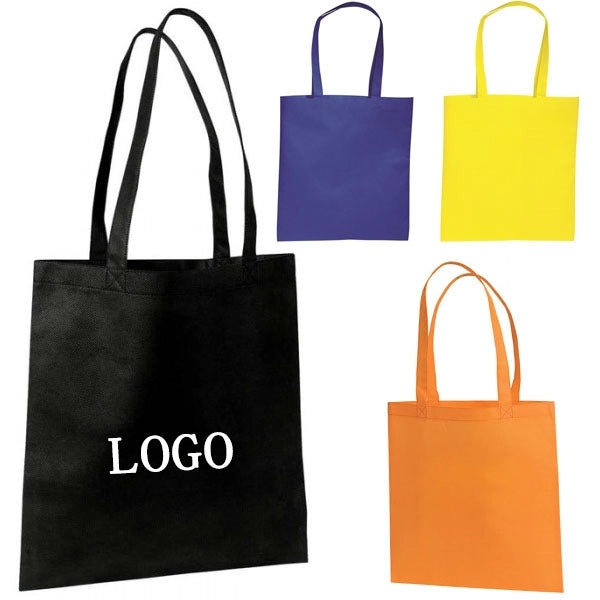 Flat Non-Woven Tote Bags (14.5 " x 13.5 " )