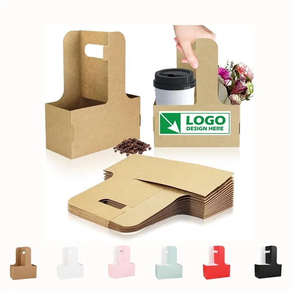Thickened 2 Cup Disposable Drink Carrier