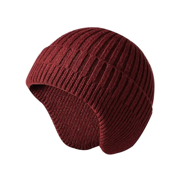 Unisex Winter Knit Earflap Hat