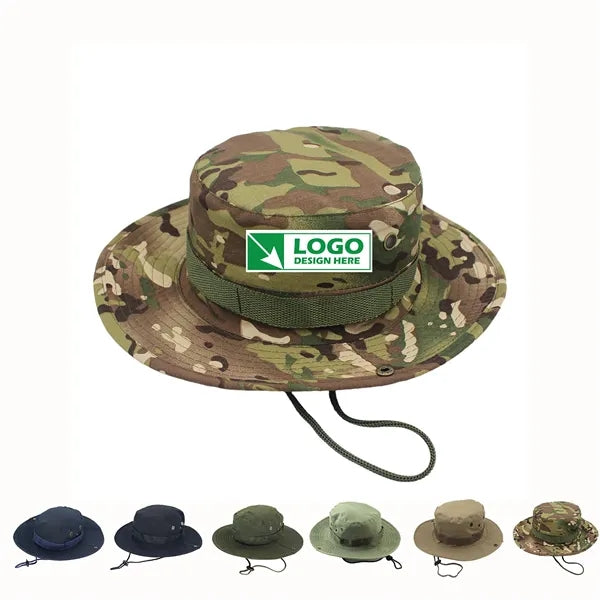UPF 50+ Wide Brim Bucket Hat