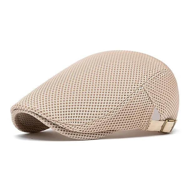 Mens Breathable Mesh Flat Hat