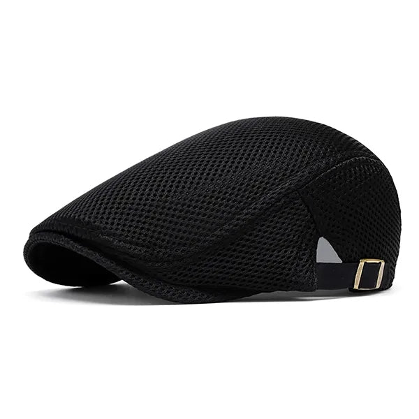 Mens Breathable Mesh Flat Hat