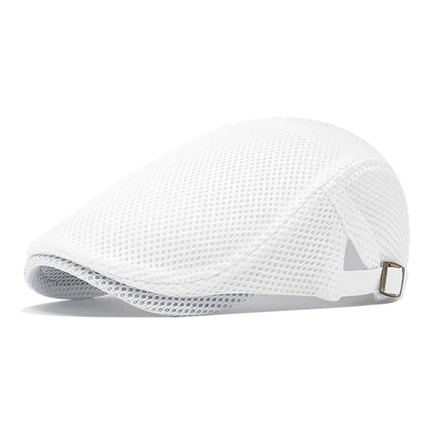 Mens Breathable Mesh Flat Hat