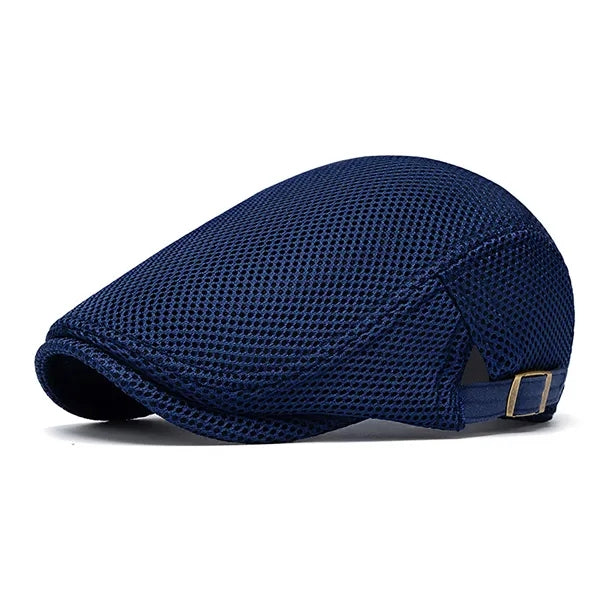 Mens Breathable Mesh Flat Hat
