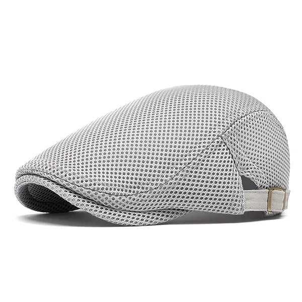 Mens Breathable Mesh Flat Hat