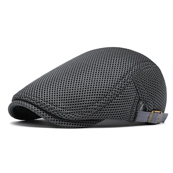 Mens Breathable Mesh Flat Hat