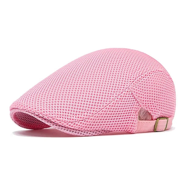 Mens Breathable Mesh Flat Hat