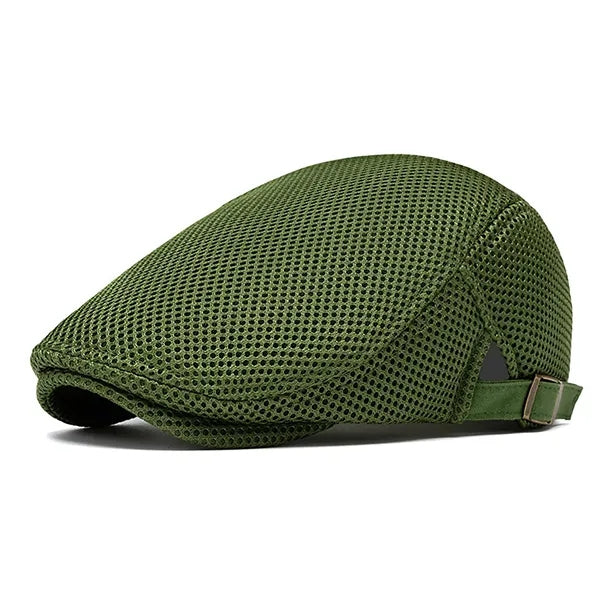 Mens Breathable Mesh Flat Hat