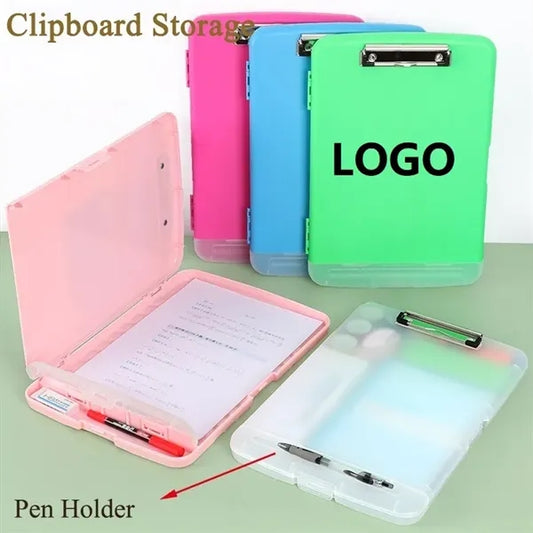 Clipboard File Holder Matel Clip Storage Box