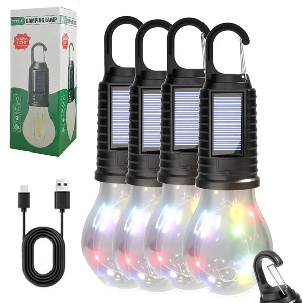 Portable Solar Powered and Tent Lantern LED Camping Light
