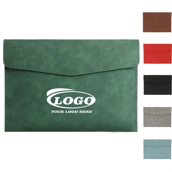 PU Leather A4 File Document Holder