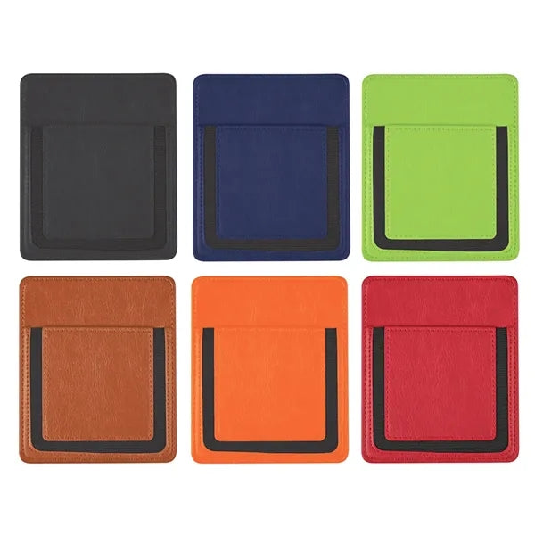 Adhesive Phone Wallet with Card Pocket
