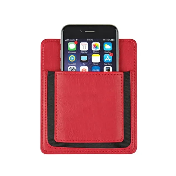 Adhesive Phone Wallet with Card Pocket