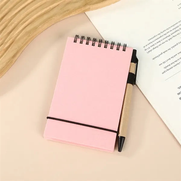 Portable Mini Notepad with Pen