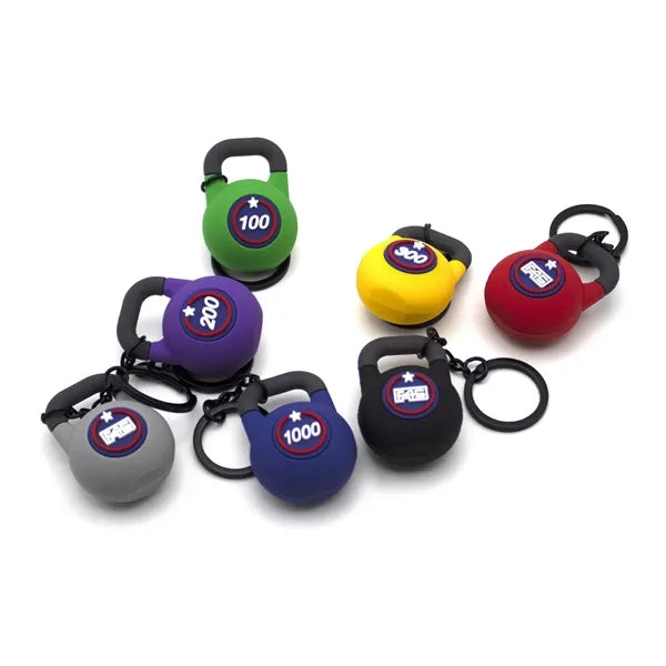 Compact Kettlebell Keychain