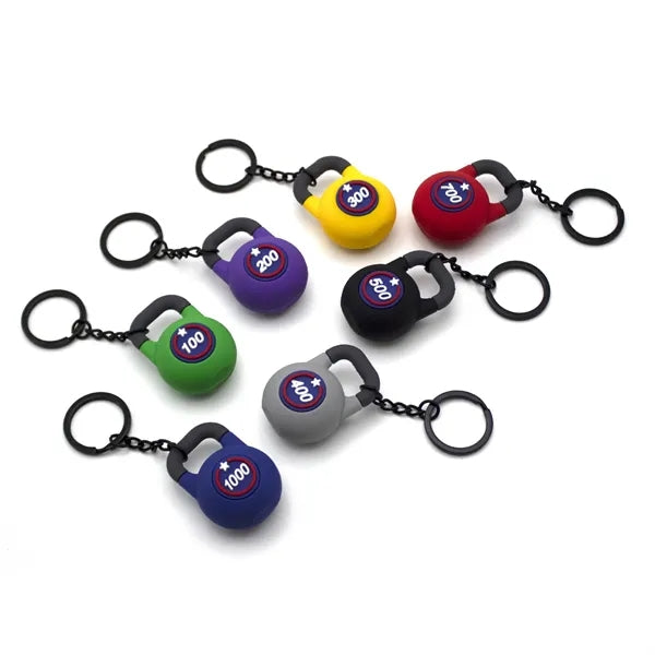 Compact Kettlebell Keychain