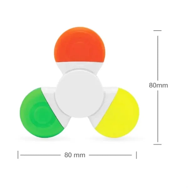 Fidget Spinner Highlighter Pen Set
