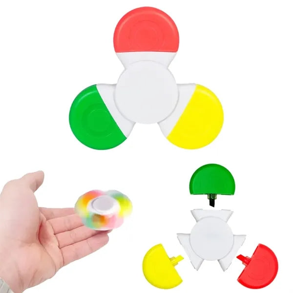 Fidget Spinner Highlighter Pen Set