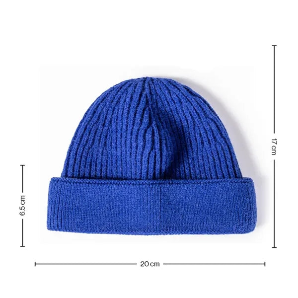 Ribbed Knit Beanie Hat