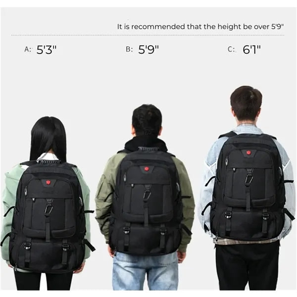 80L Large Capacity Travel Hiking Backpack