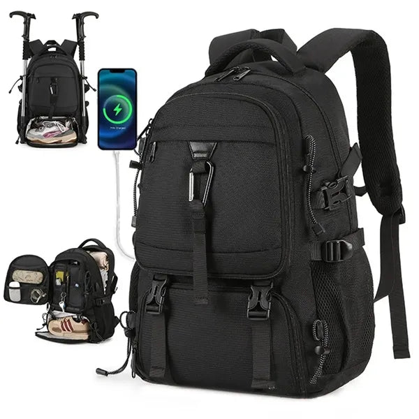Outdoor Climbing Hiking Backpack with USB Port