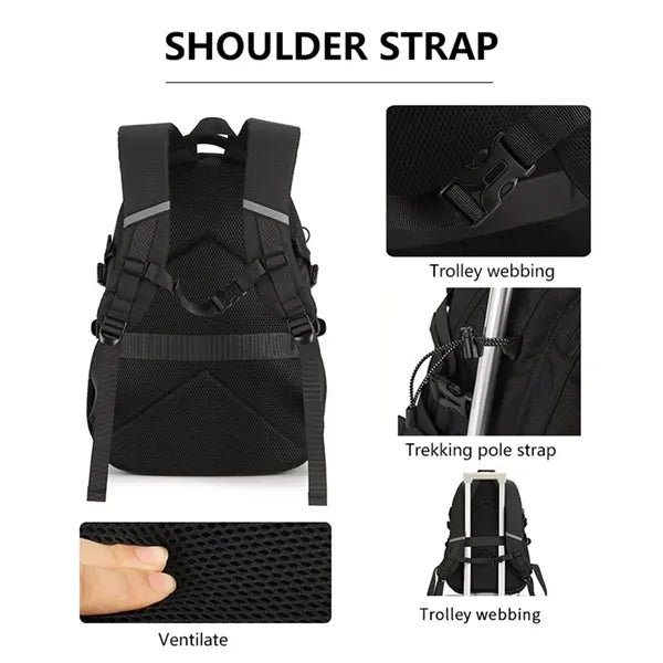 Outdoor Climbing Hiking Backpack with USB Port