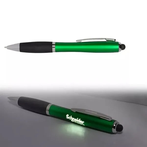 Stylus-407 Logo Light Up Stylus Pen