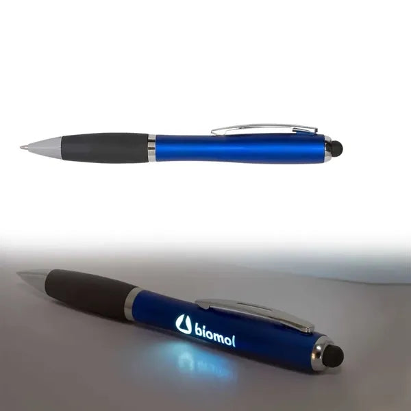 Stylus-407 Logo Light Up Stylus Pen