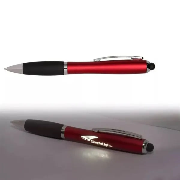 Stylus-407 Logo Light Up Stylus Pen