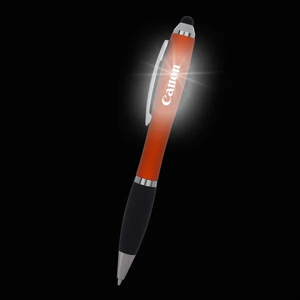 Stylus-407 Logo Light Up Stylus Pen