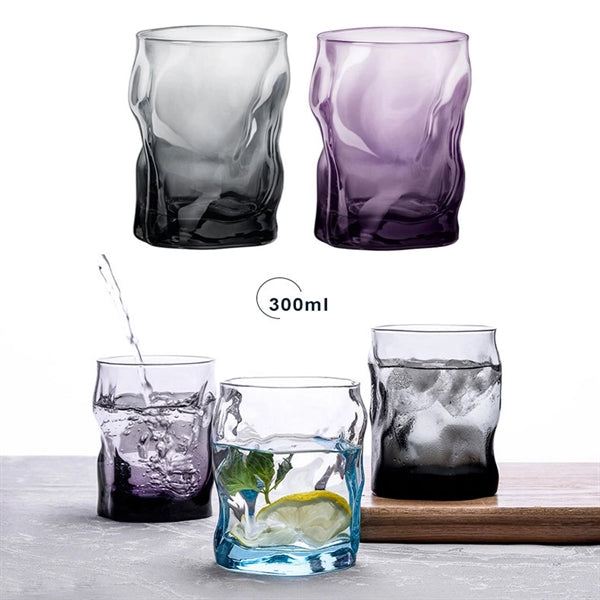 Colored Frosted Glass Cup