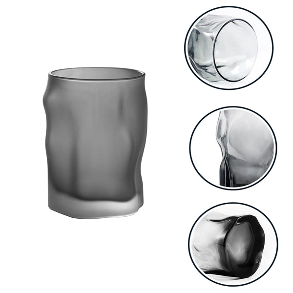Colored Frosted Glass Cup