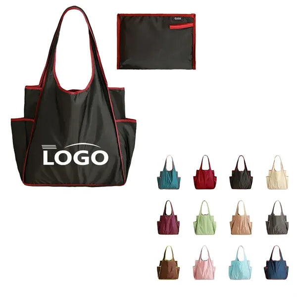 Foldable waterproof shopping bag