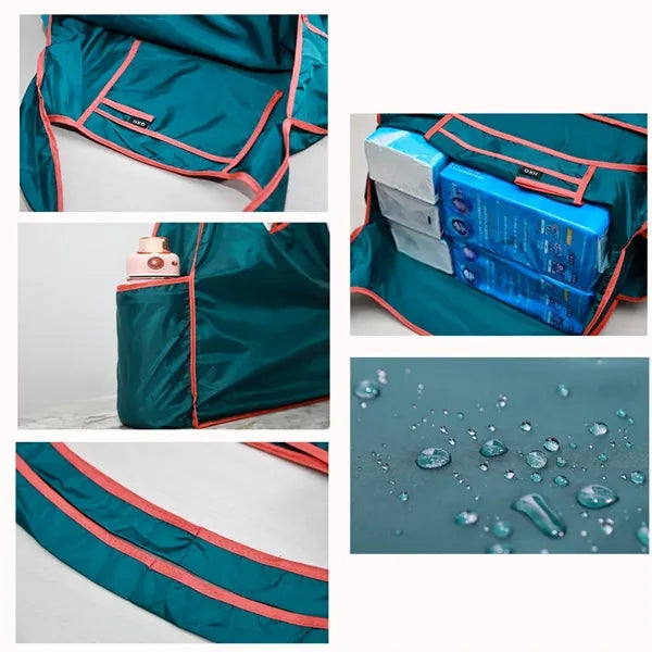 Foldable waterproof shopping bag