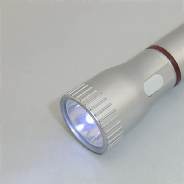 Multicolor LED Flashlight Pen with Clip and Lanyard