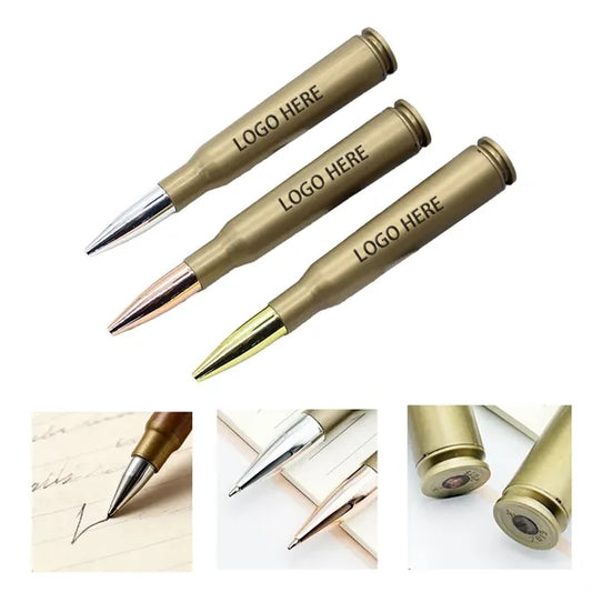 Bullet-shaped ballpoint pen