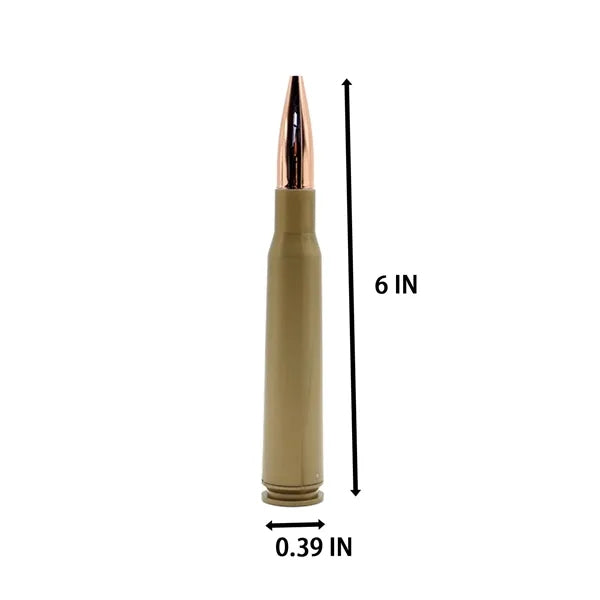 Bullet-shaped ballpoint pen