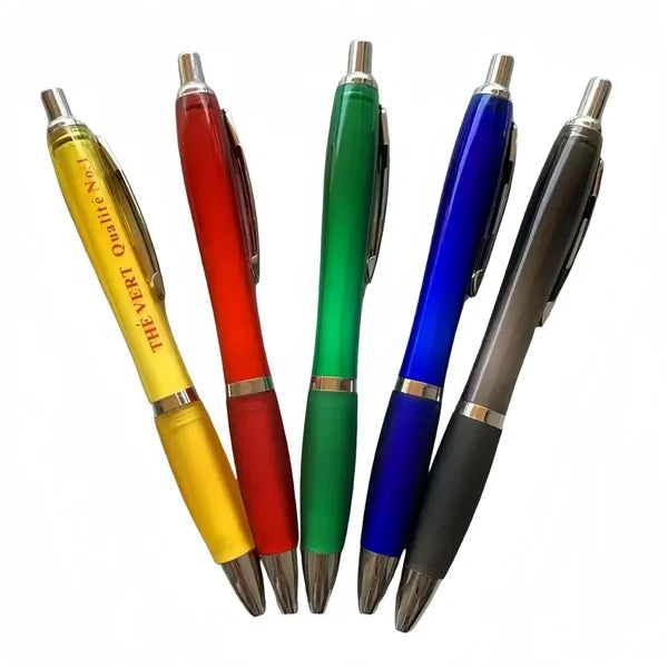Press the ballpoint pen
