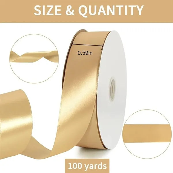 Grosgrain Satin Gift Wrapping Packing Ribbon