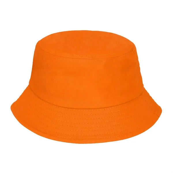 Unisex Solid Color 100% Cotton Bucket Hat