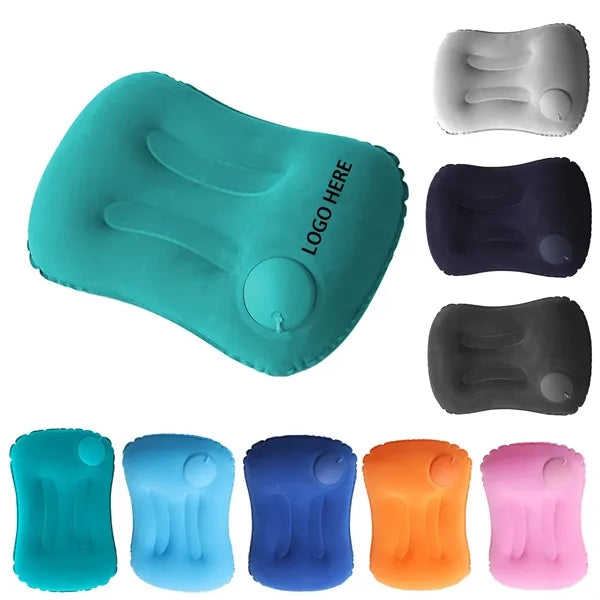Portable Inflatable U-Shaped Pillow