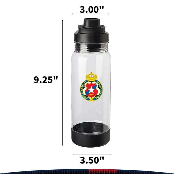 40 oz. Metill Wide Mouth Plastic Water Bottle